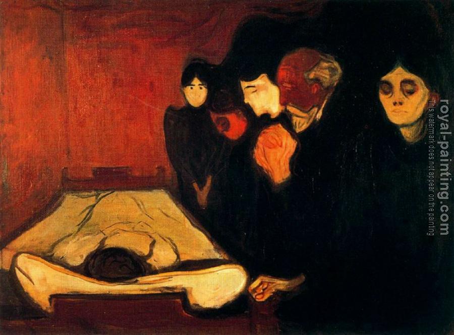 Edvard Munch : By the Deathbed